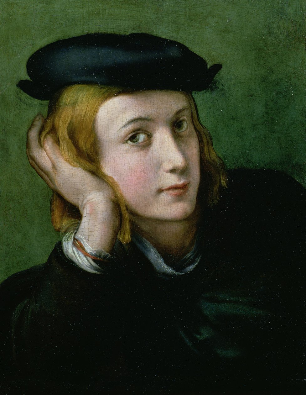 Egy fiatal férfi portréja alkotó: Parmigianino