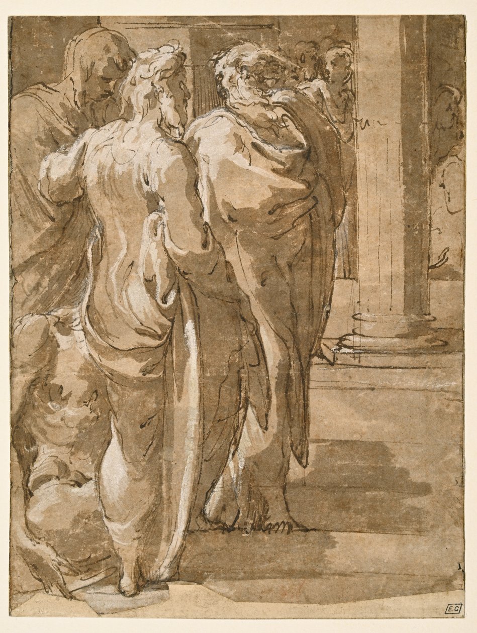 A sánta ember gyógyulása (?) alkotó: Parmigianino