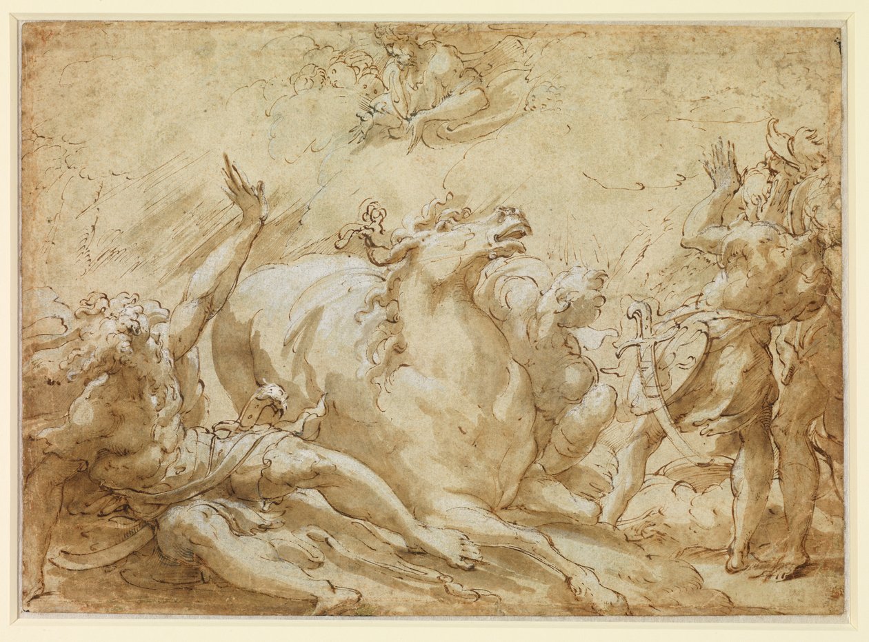 Szent Pál megtérése alkotó: Parmigianino