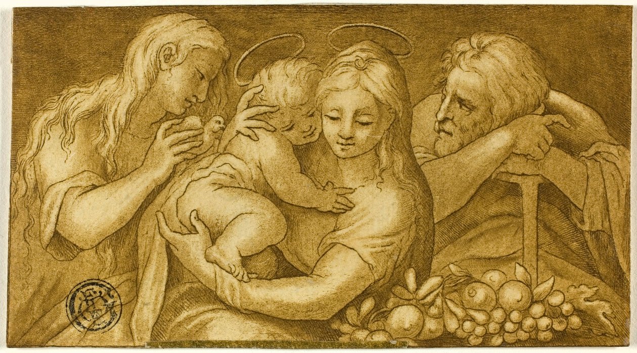 Szent Család Mária Magdolnával alkotó: Parmigianino