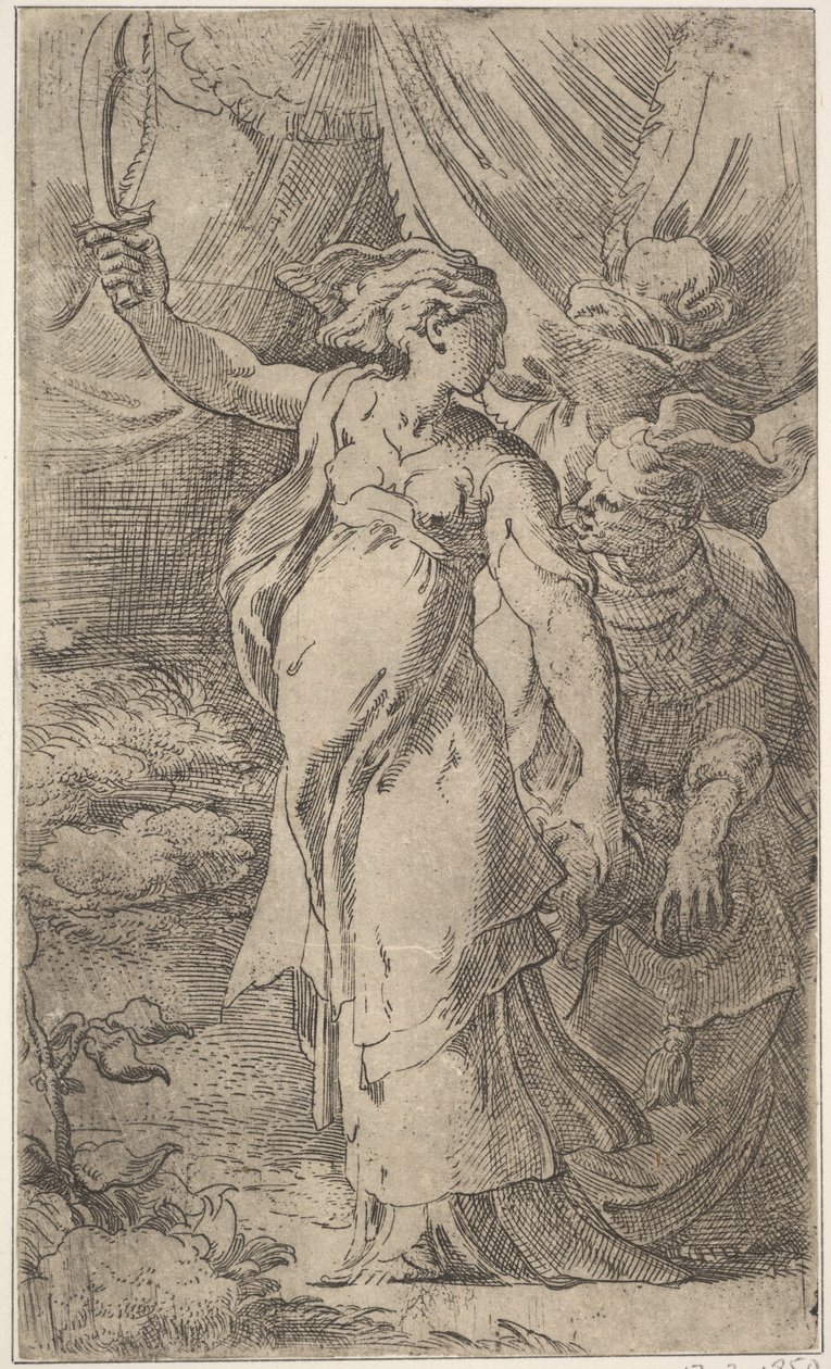 Judit, 16. század eleje. alkotó: Parmigianino