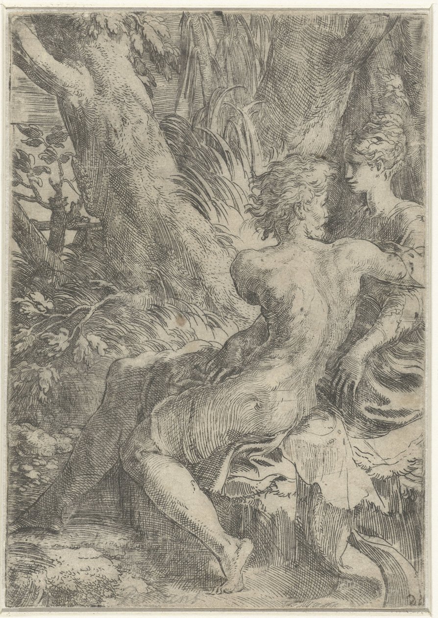 Szerelmes Pár alkotó: Parmigianino