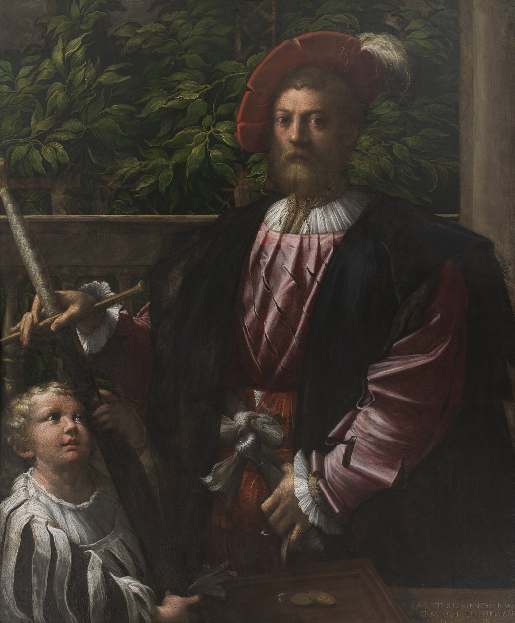 Lorenzo Cybo portréja alkotó: Parmigianino
