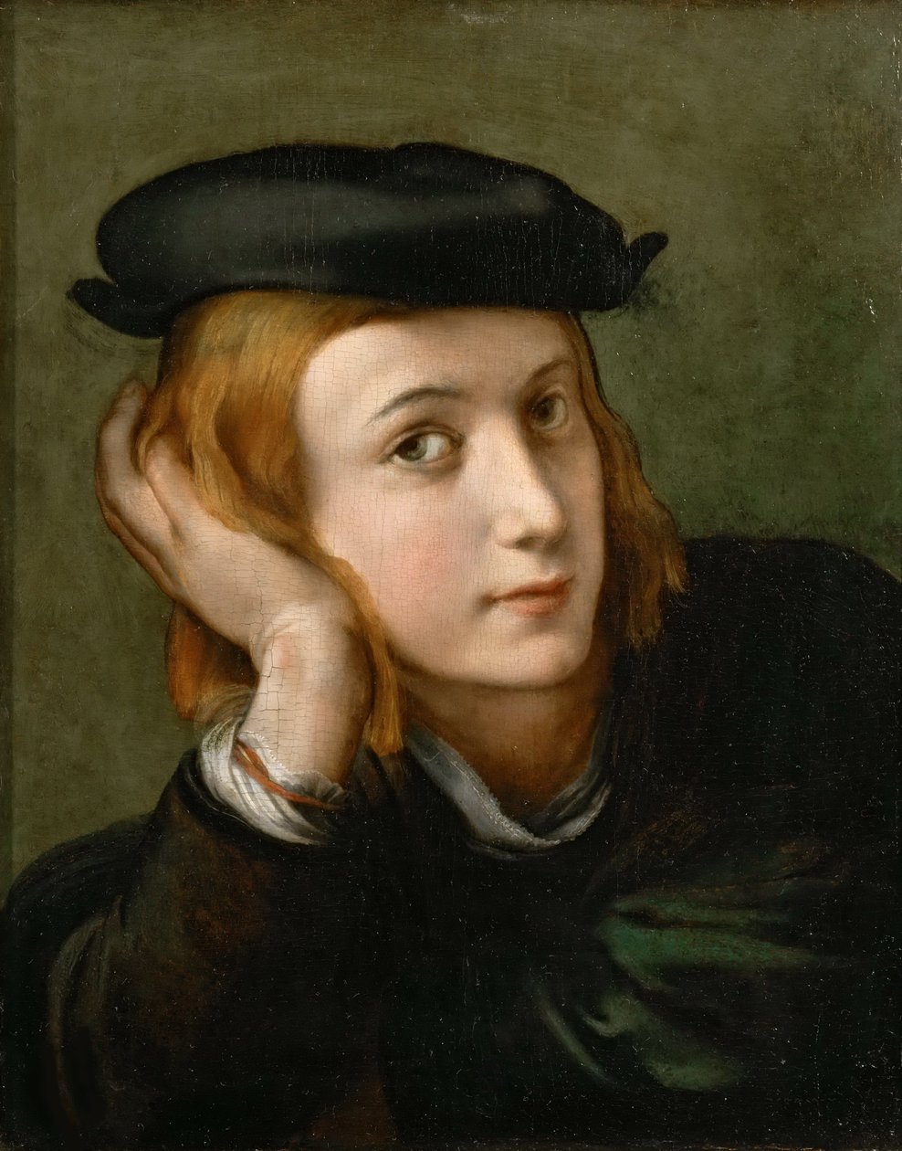 Egy fiú portréja, 1524 körül. alkotó: Parmigianino