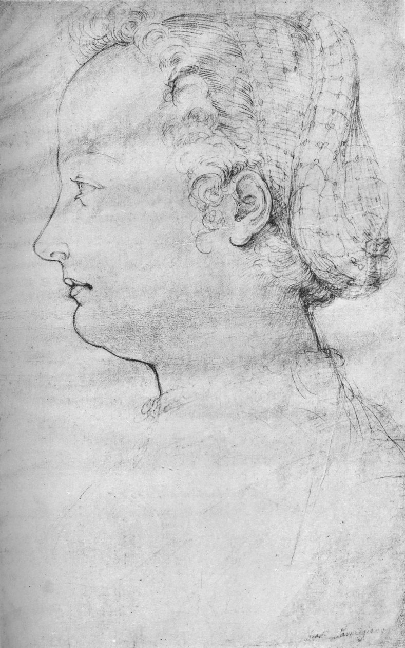 Hölgyportré, 16. század, 1923 alkotó: Parmigianino