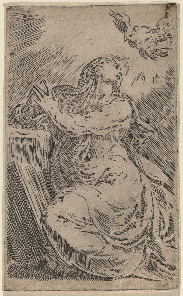 The Annunciation   1245341   hu       hungarian Successfully Translated  Original: Dios los cria y ellos se juntan (God Creates Them and They Join Up Together), from the series Los disparates (Los proverbios) Translat: Dios los cria y ellos se juntan (God  alkotó: Parmigianino