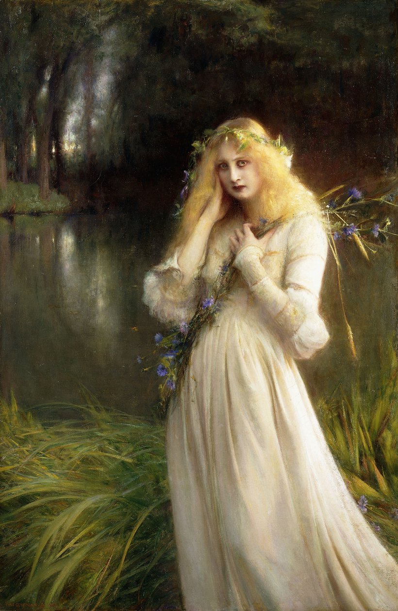 Ophelia, 1909 alkotó: Pascal Adolphe Jean Dagnan Bouveret