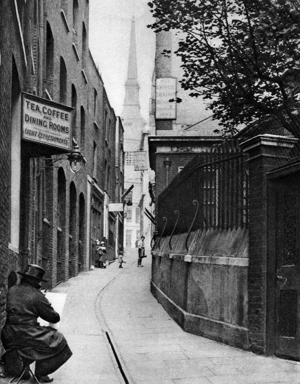 Huggin Lane, London, 1926-1927. alkotó: Paterson