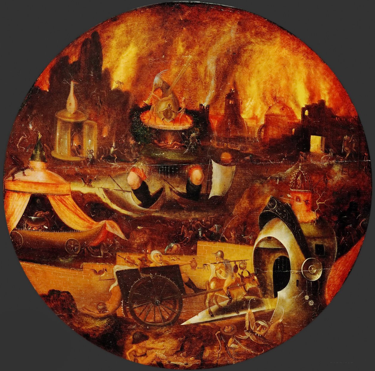 A pokol, 1545 körül alkotó: Patinier