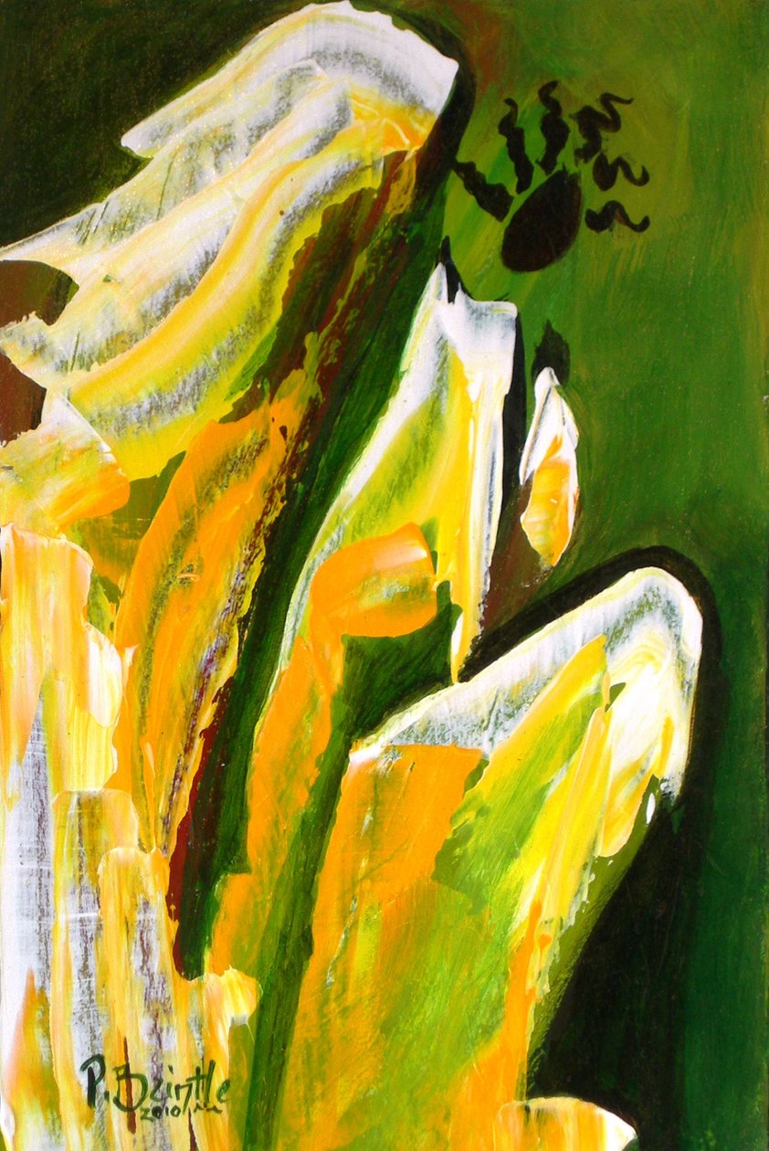 A tisztelet angyala, 2010 (akril, fa) alkotó: Patricia Brintle