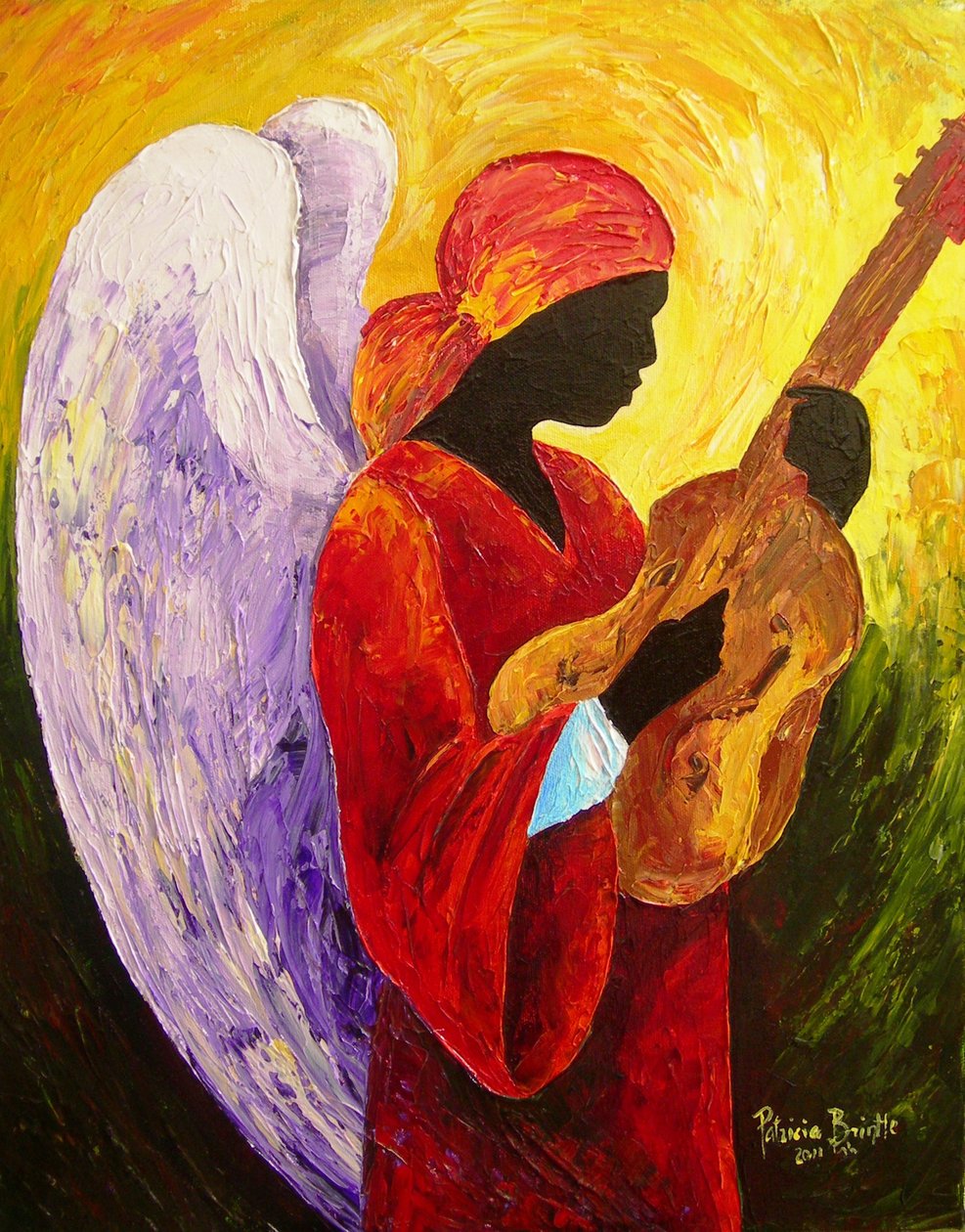 Gloria in Excelsis Deo, 2011 (akril, vászon) alkotó: Patricia Brintle