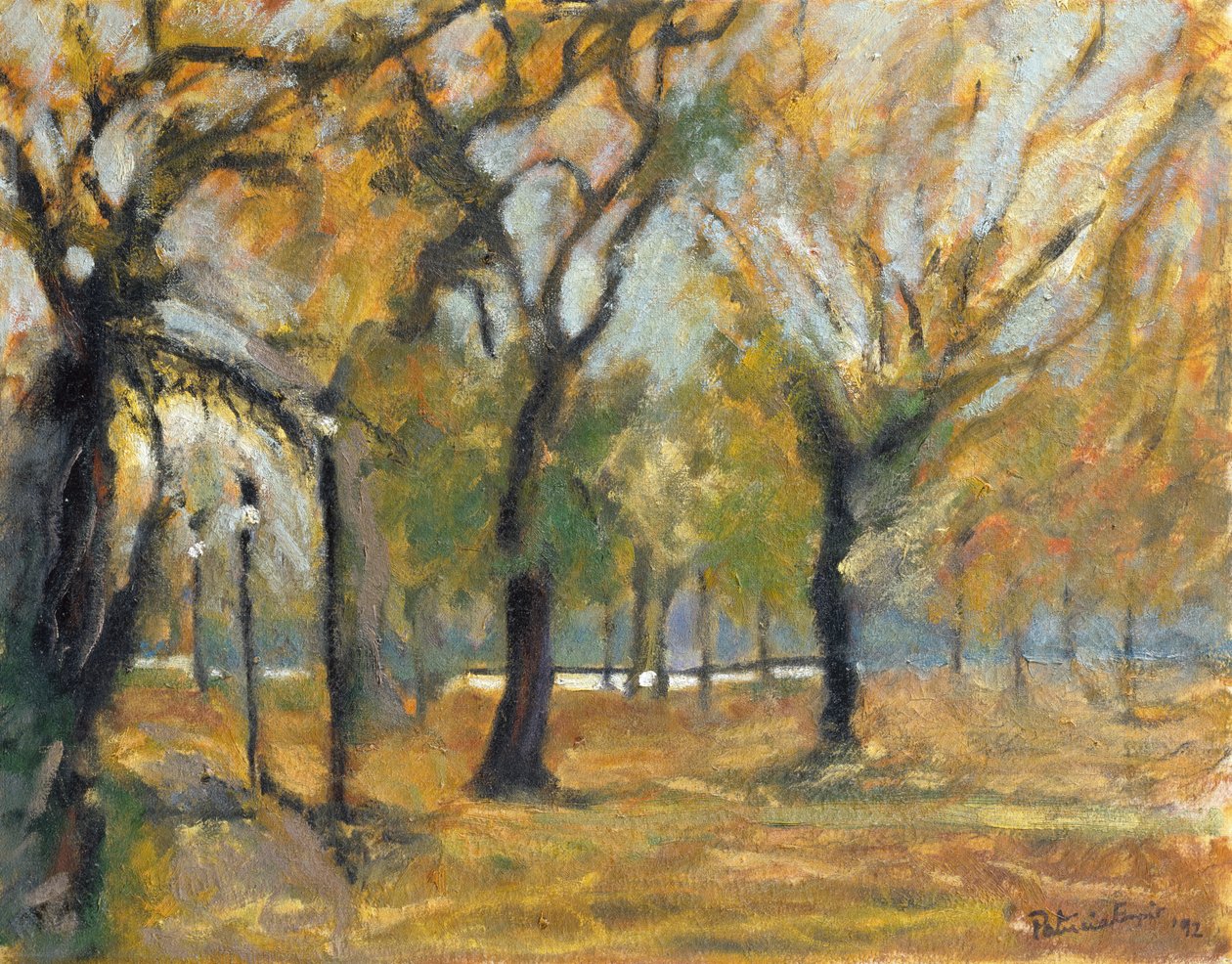 Gázlámpák a Hyde Parkban, 1992 alkotó: Patricia Espir