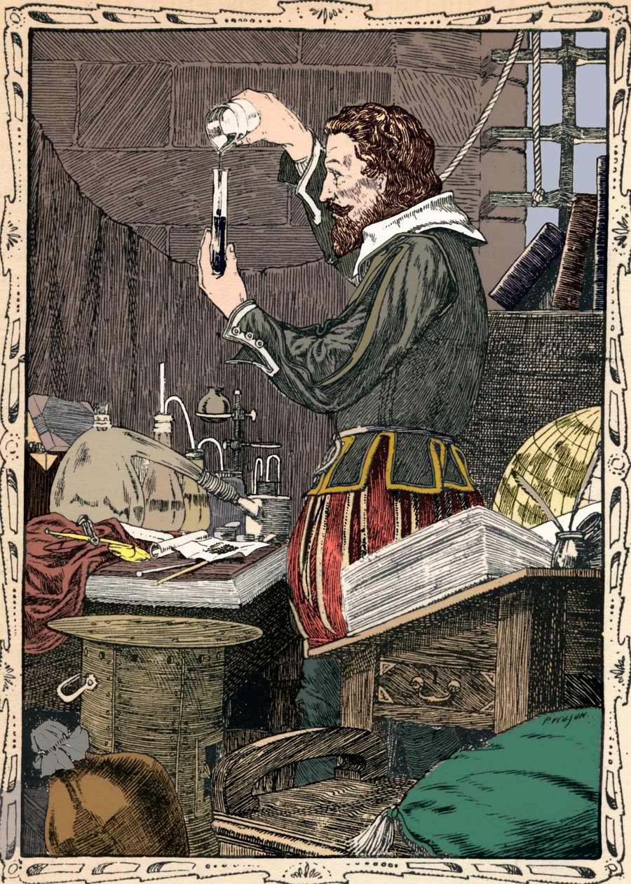 Guy Fawkes a lassú meccsre készül, 1902 alkotó: Patten Wilson