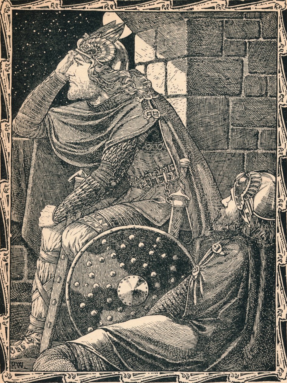 Hereward The Wake At Ely, 1902 alkotó: Patten Wilson