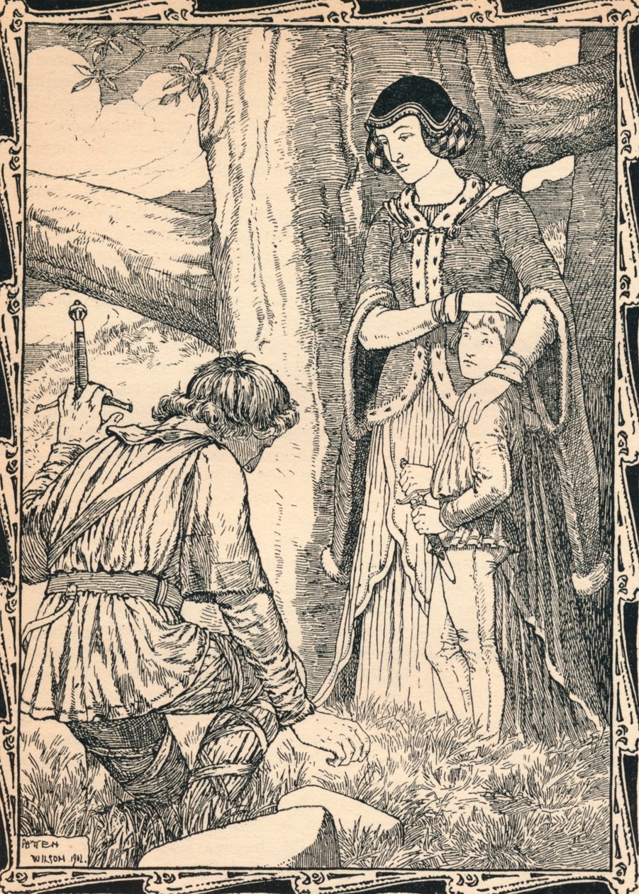 Margit és a rabló, 1902 alkotó: Patten Wilson