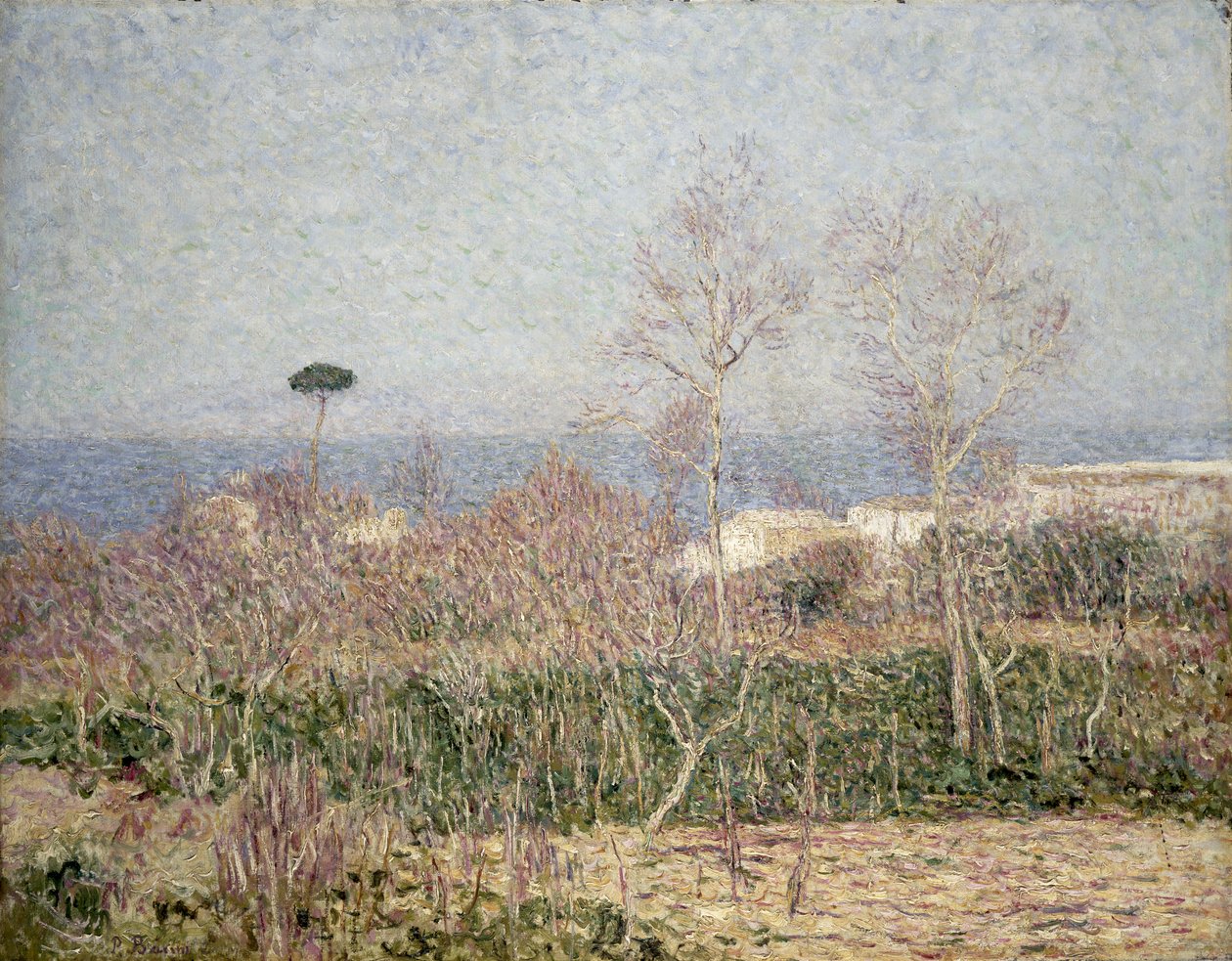 Part menti táj Capri-n, 1899 alkotó: Paul Baum