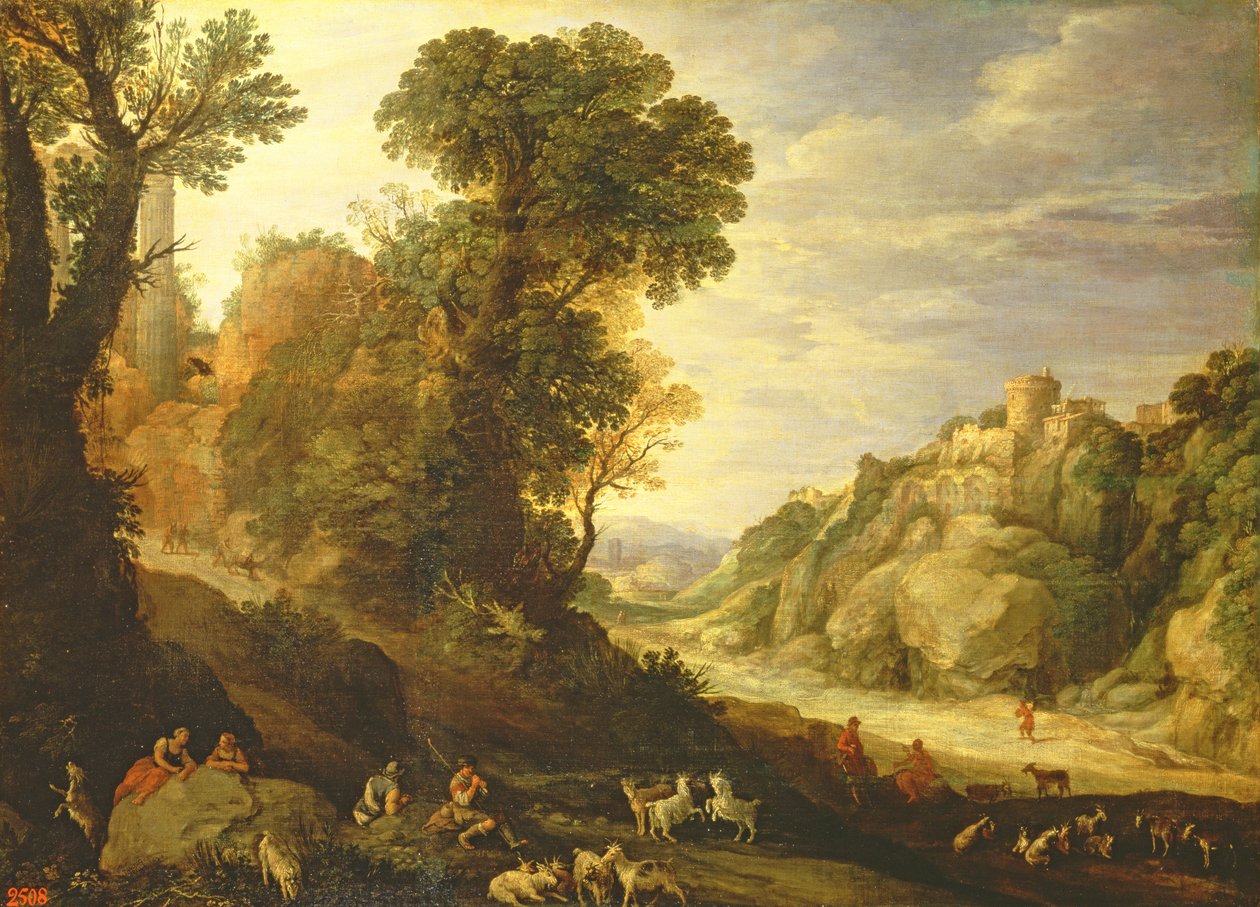 Hegyi táj, 1626 alkotó: Paul Bril