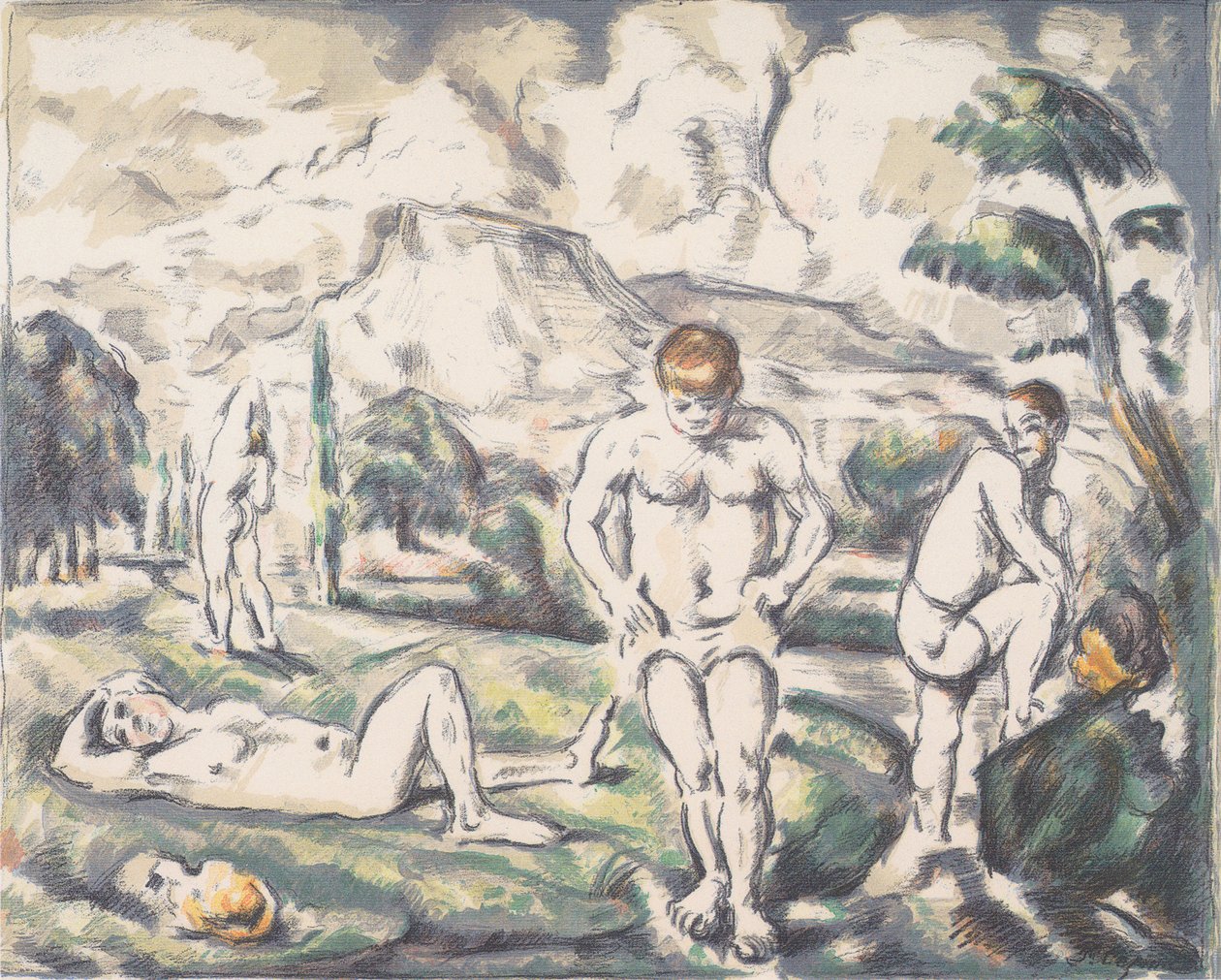Fürdés alkotó: Paul Cézanne