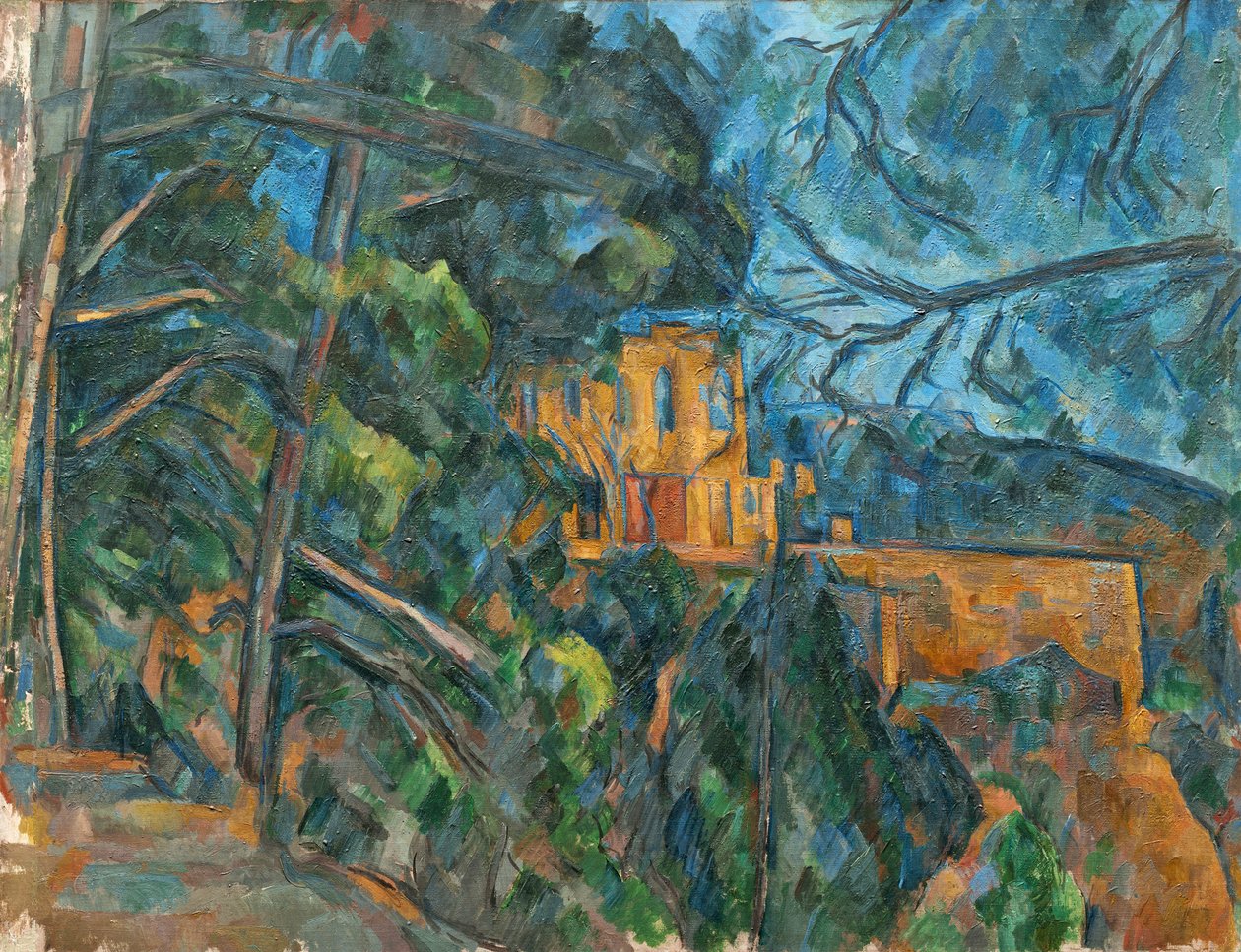 Chateau Noir, 1900-04 alkotó: Paul Cézanne