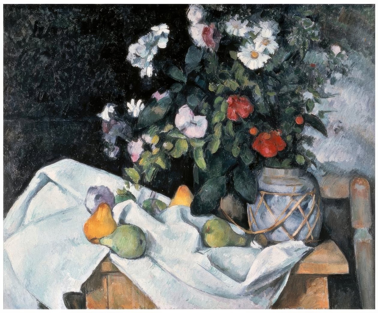 Virágok és gyümölcsök alkotó: Paul Cézanne