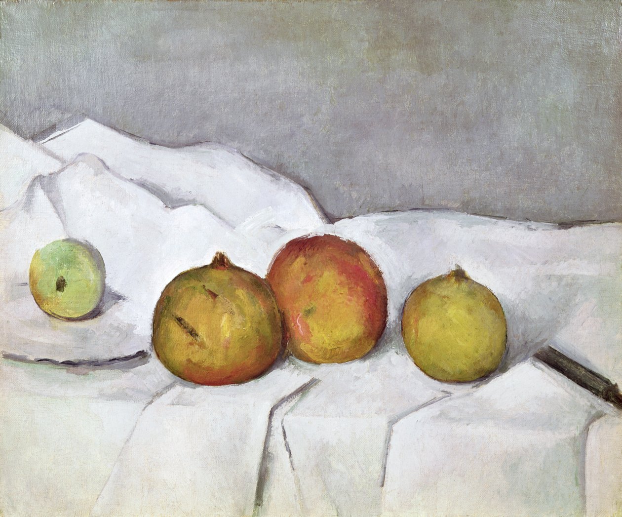 Gyümölcs ruhán, 1890 körül alkotó: Paul Cézanne
