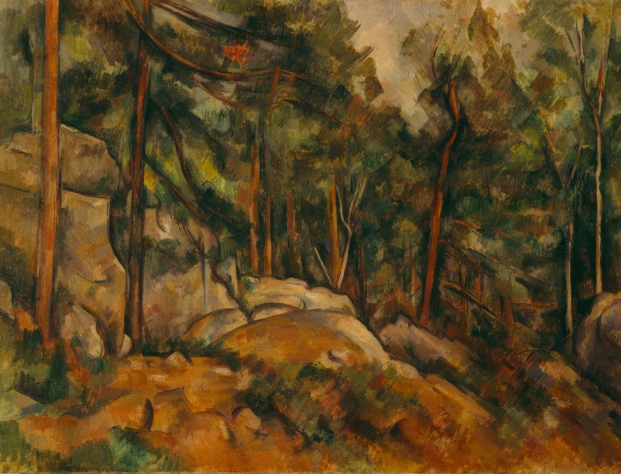Erdő belső alkotó: Paul Cézanne