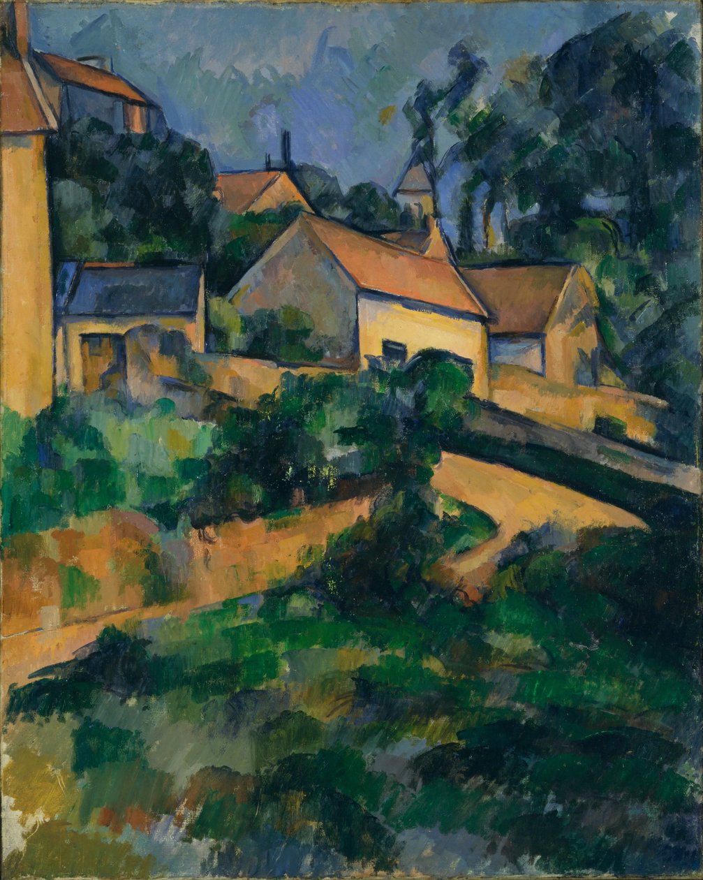 A forgó út Montgeroult -ban alkotó: Paul Cézanne