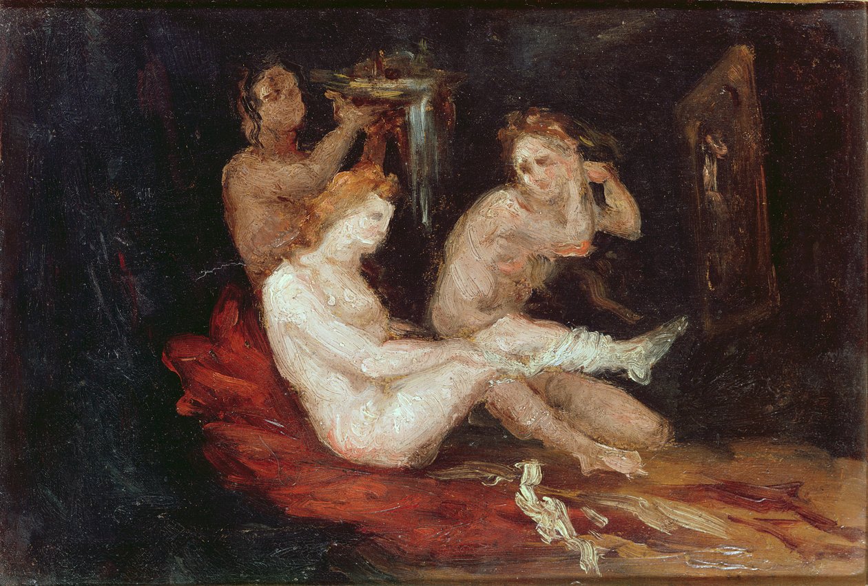 La toilette (Női öltözködés), 1864-68 alkotó: Paul Cézanne