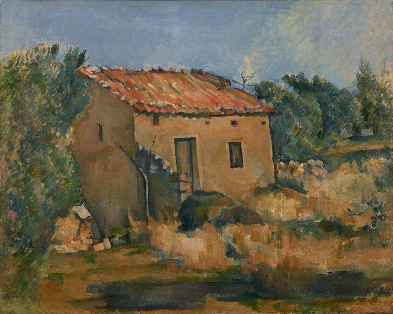 Elhagyott ház Aix-en-Provence közelében alkotó: Paul Cézanne