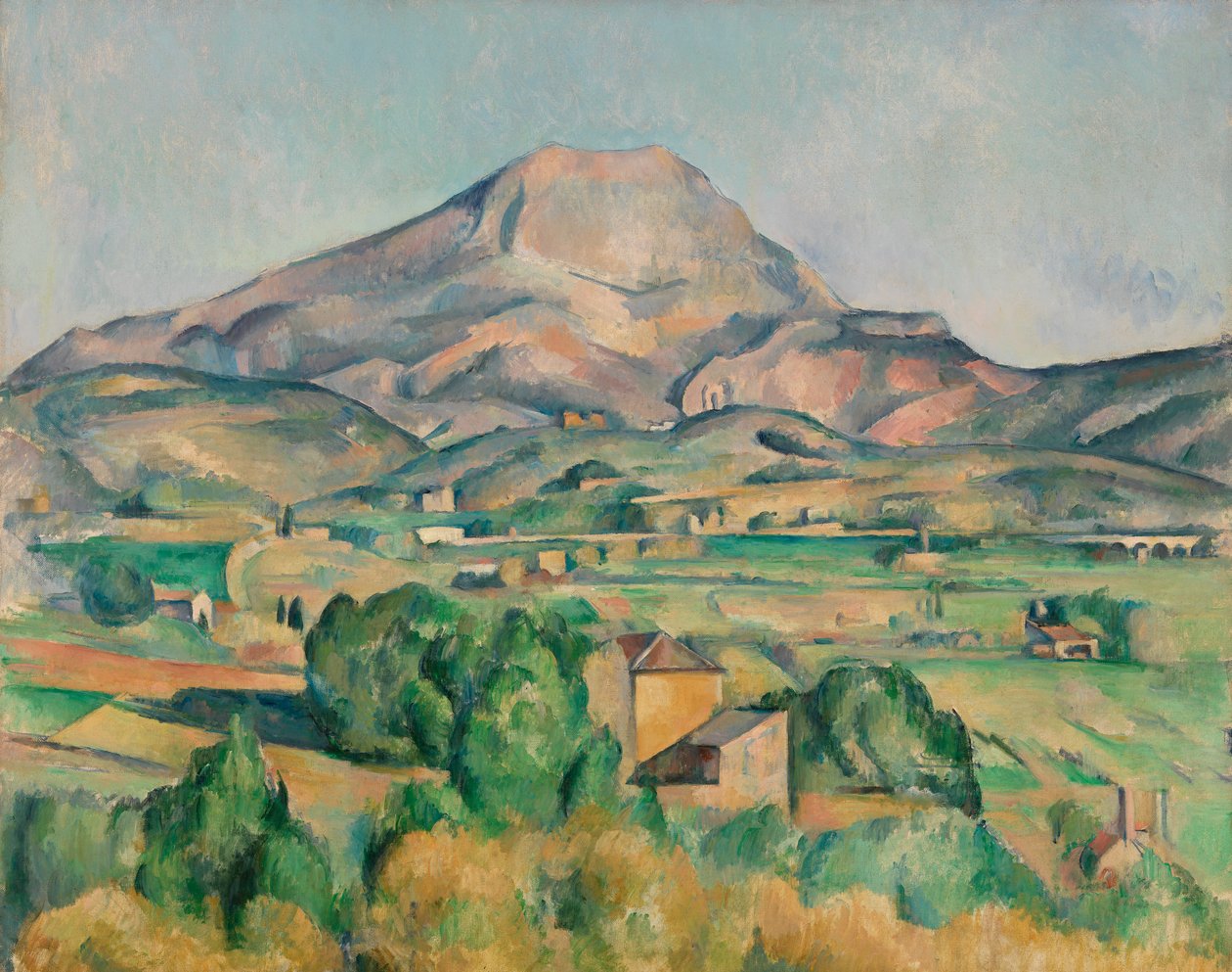 Mount Sainte-Victoire, 1892-95 alkotó: Paul Cézanne