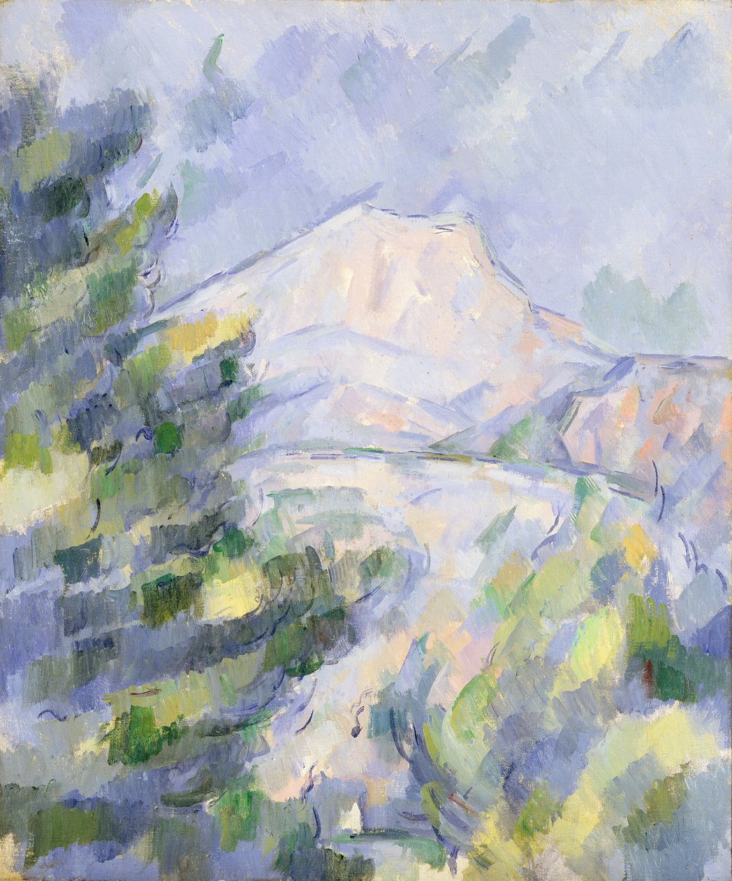 Sainte-Victoire-hegy, 1904-2006 körül alkotó: Paul Cézanne