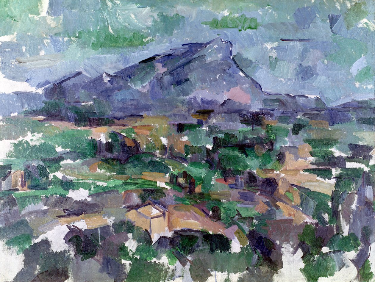 Sainte-Victoire-hegy, 1904-06 alkotó: Paul Cézanne