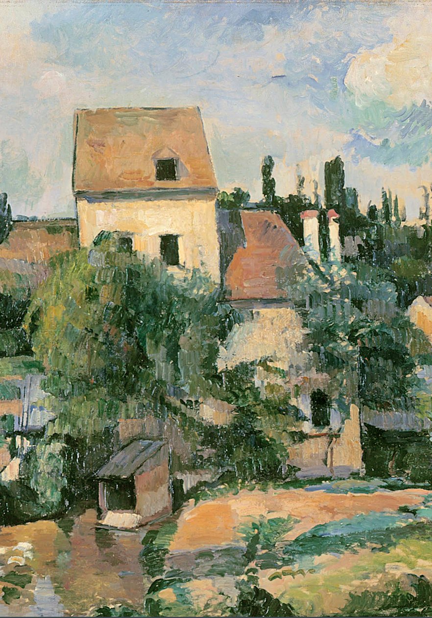 Moulin de la Couleuvre Pontoise-ban, 1881 (a 1109269 részlet) alkotó: Paul Cézanne