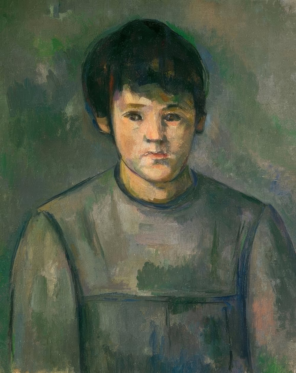 Egy kislány portréja alkotó: Paul Cézanne