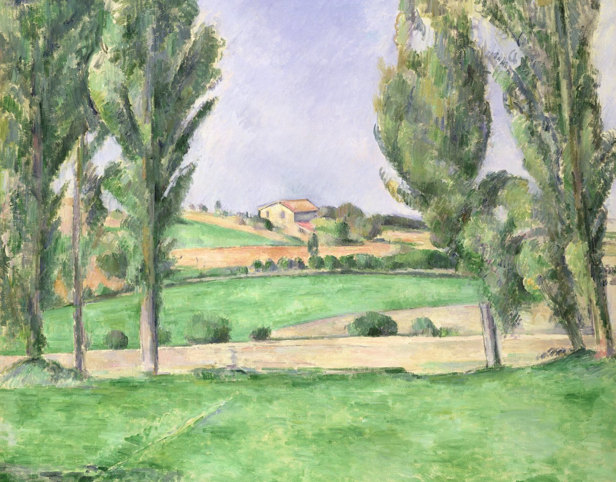 Provence-i táj, 1885-87 körül alkotó: Paul Cézanne