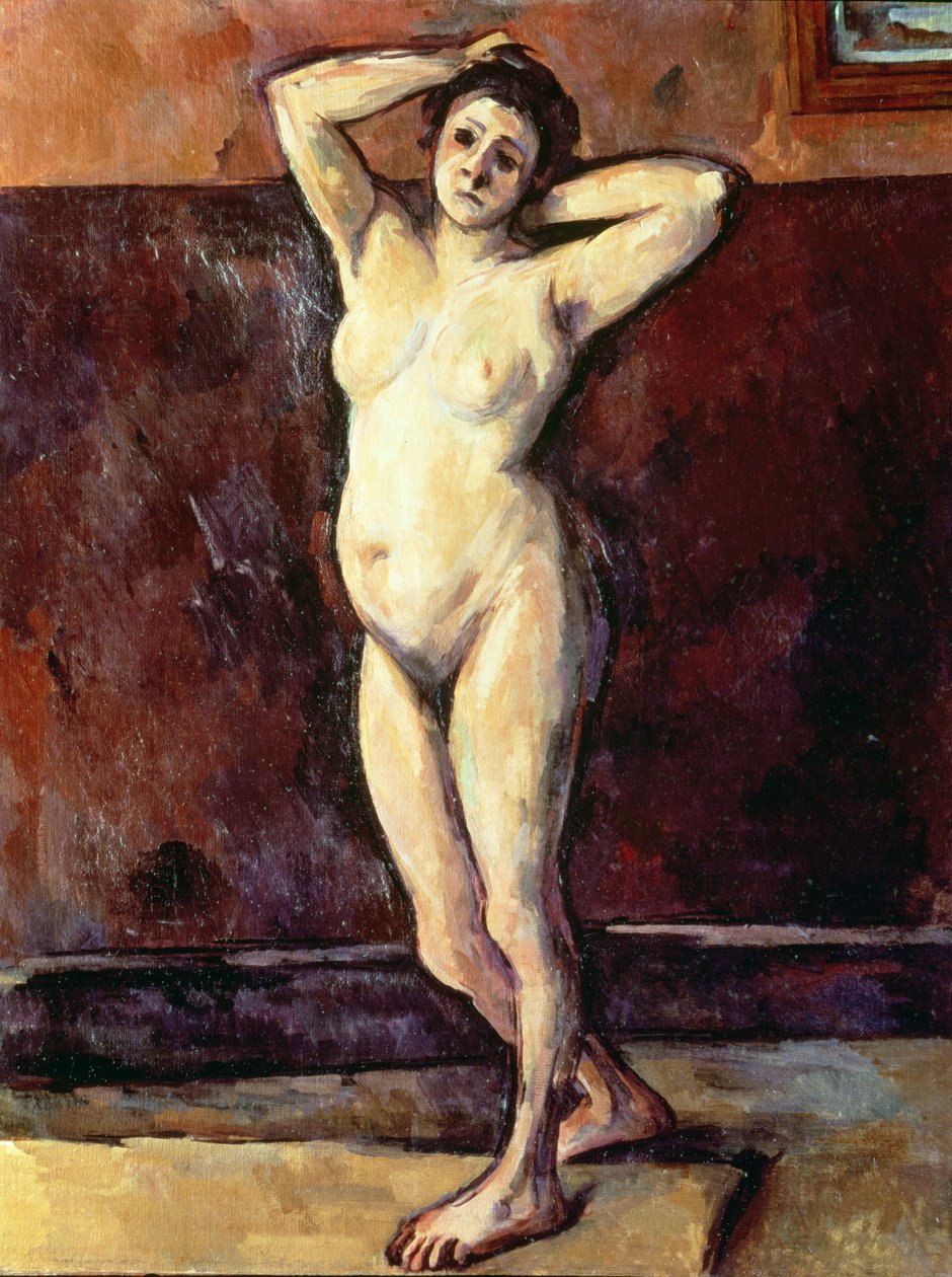 Álló meztelen nő alkotó: Paul Cézanne