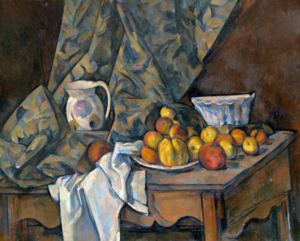Csendélet almával és őszibarackkal, 1905 körül alkotó: Paul Cézanne