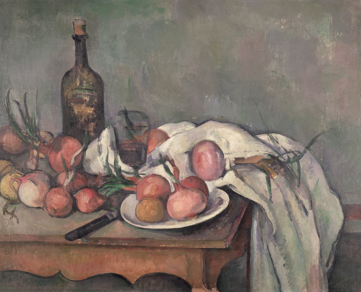 Csendélet hagymával, 1895 körül alkotó: Paul Cézanne