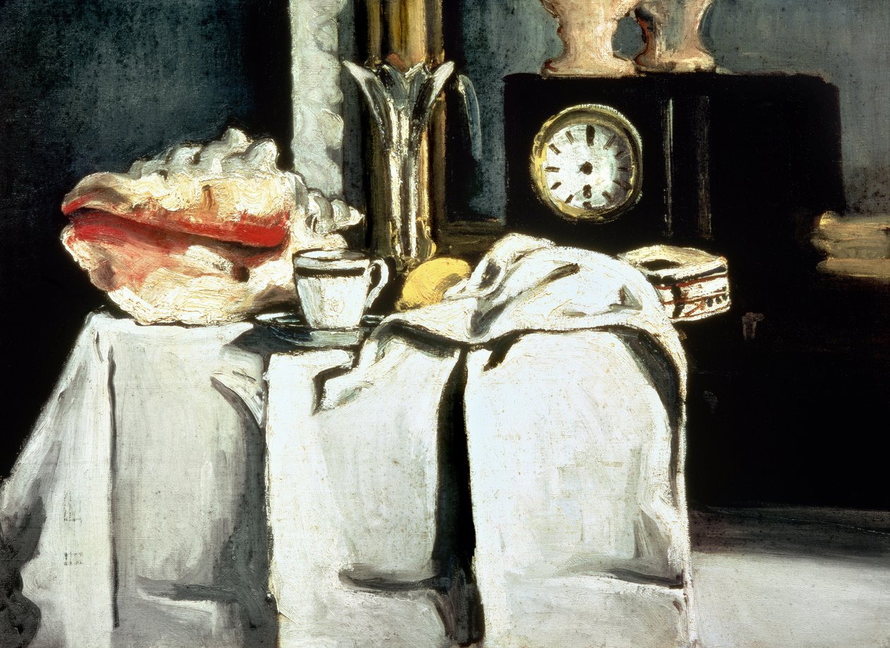 A fekete márvány óra, 1870 körül alkotó: Paul Cézanne