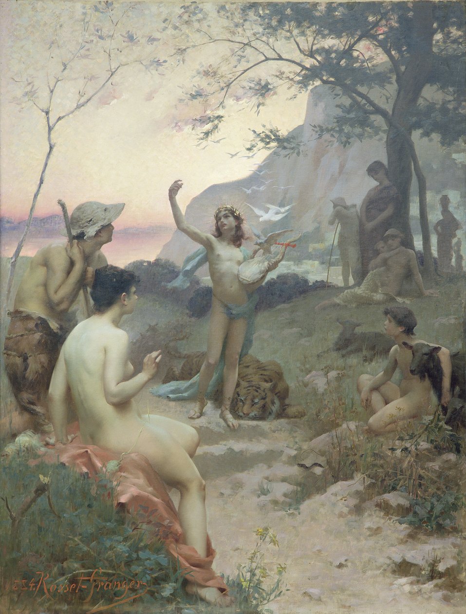 Orpheus, 1884 alkotó: Paul Edouard Rosset Granger