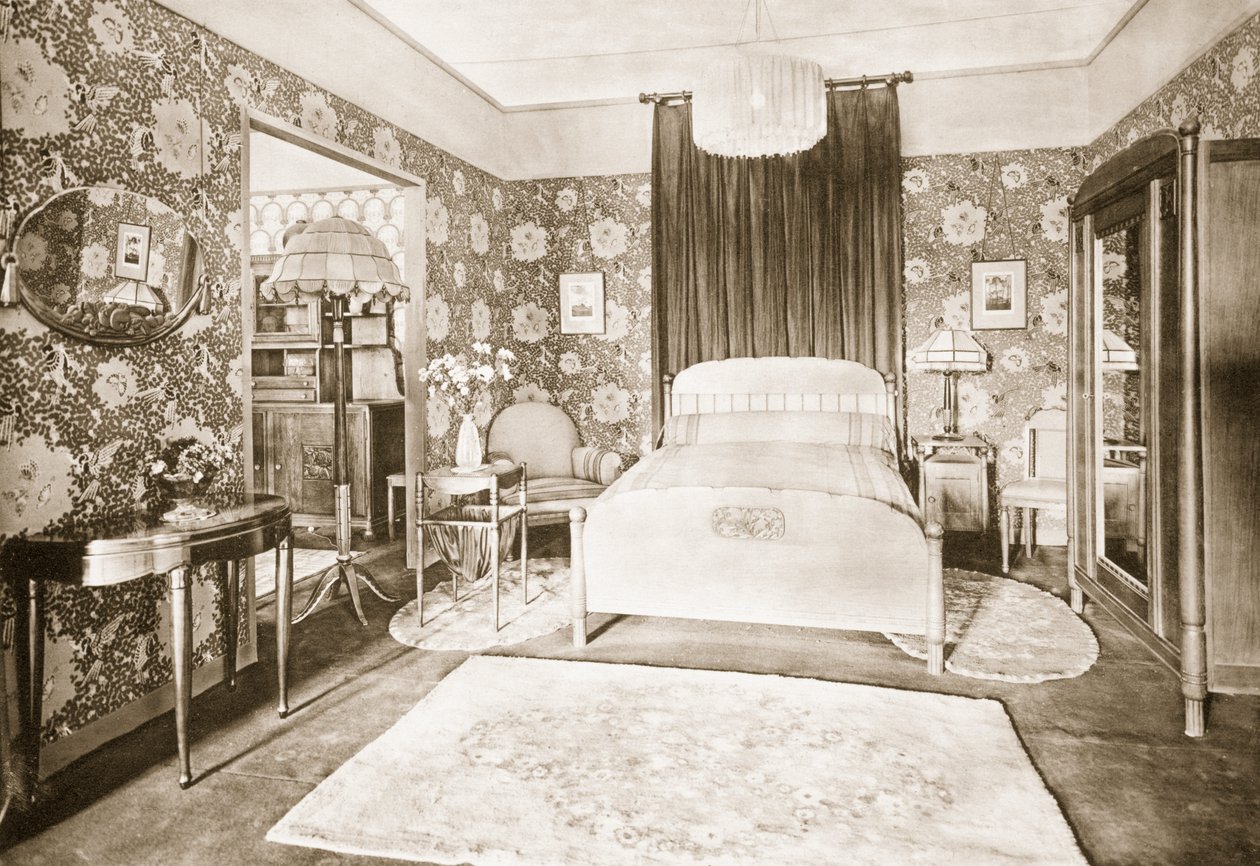 Hálószoba, 1930 alkotó: Paul Follot