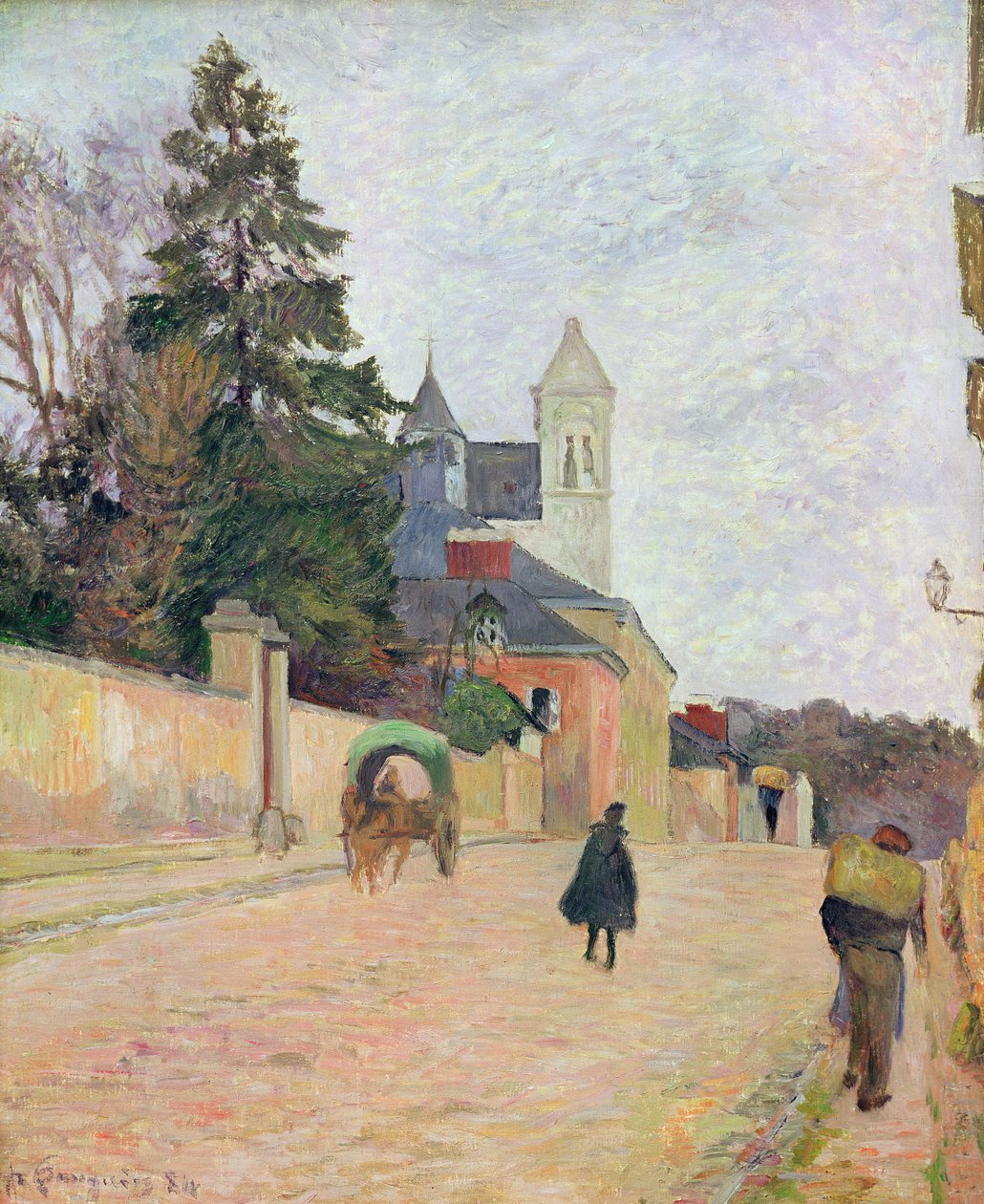 Egy falusi út, 1884 alkotó: Paul Gauguin