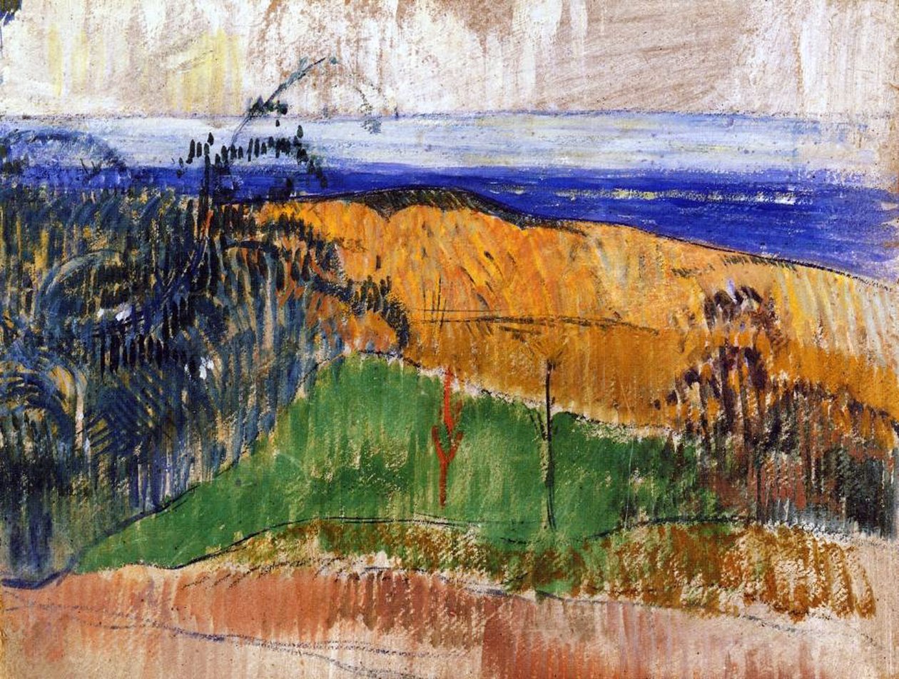 Bellangenay strandja, 1889 alkotó: Paul Gauguin