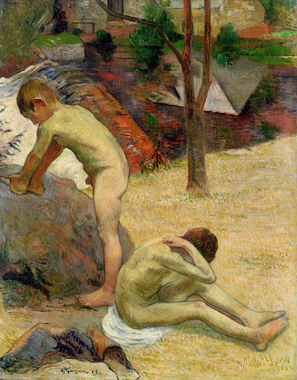 Breton Boys Bathing, 1888 (lásd még: 244974) alkotó: Paul Gauguin