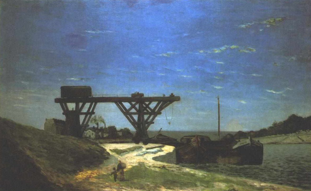 A Szajna Párizsban a Pont dIlena és a Pont de Grenelle között -1875 alkotó: Paul Gauguin