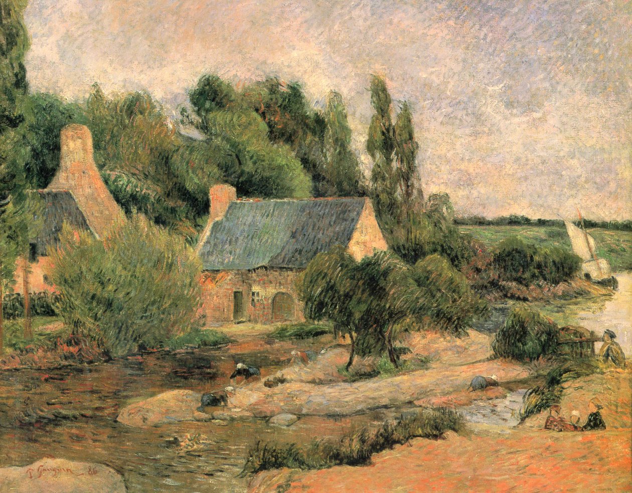 Pont-Aven mosónői alkotó: Paul Gauguin