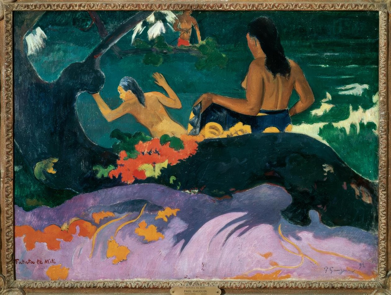 A lány megvesztegetett téged alkotó: Paul Gauguin