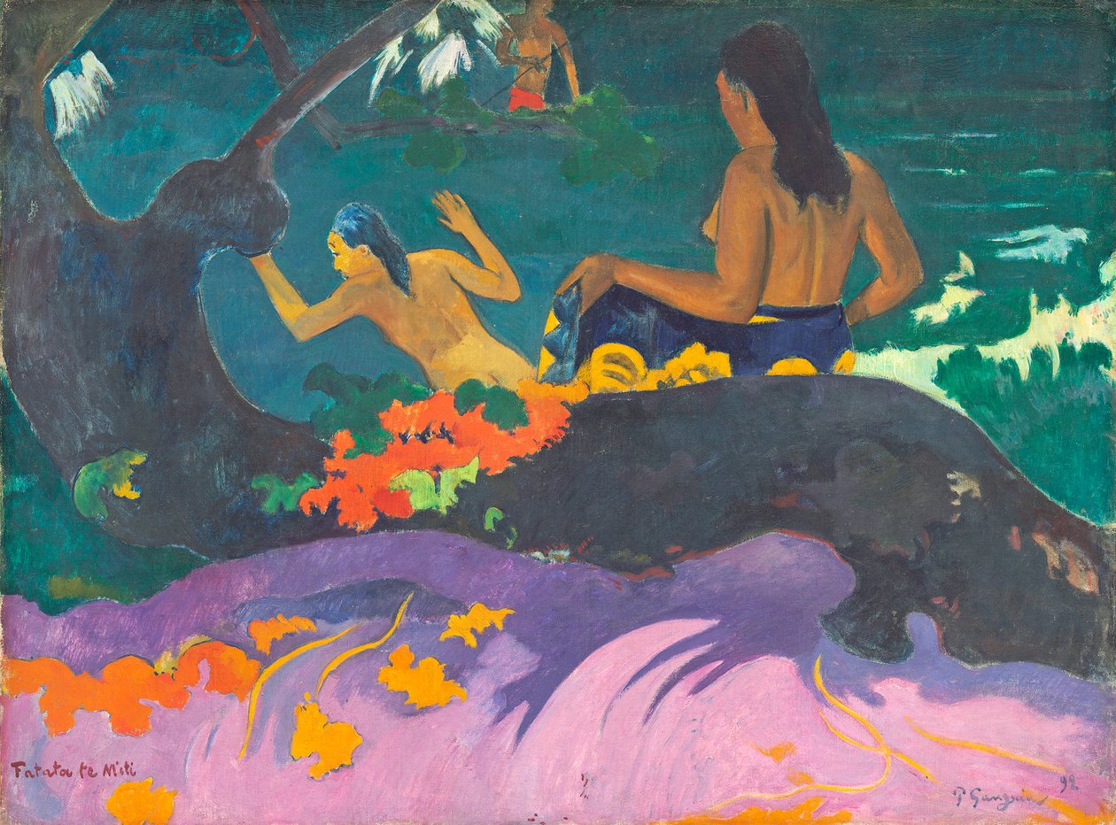 Az álom közelében (A tenger mellett) 1892 alkotó: Paul Gauguin