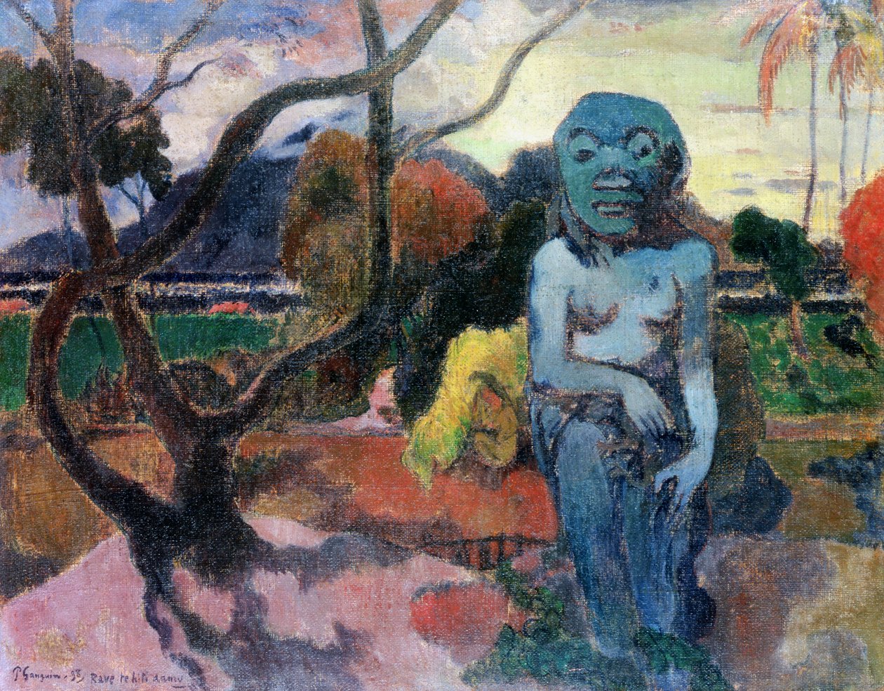 Idol (írjon történelmet), 1898 alkotó: Paul Gauguin