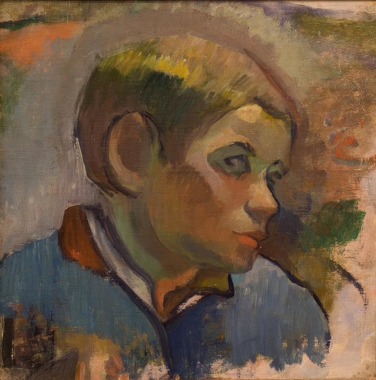 Egy tanyasi fiú feje alkotó: Paul Gauguin